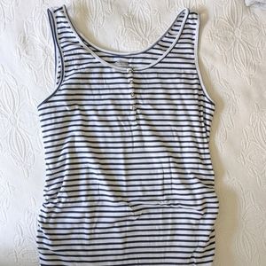 Old Navy Maternity Ribbed Henley Tank